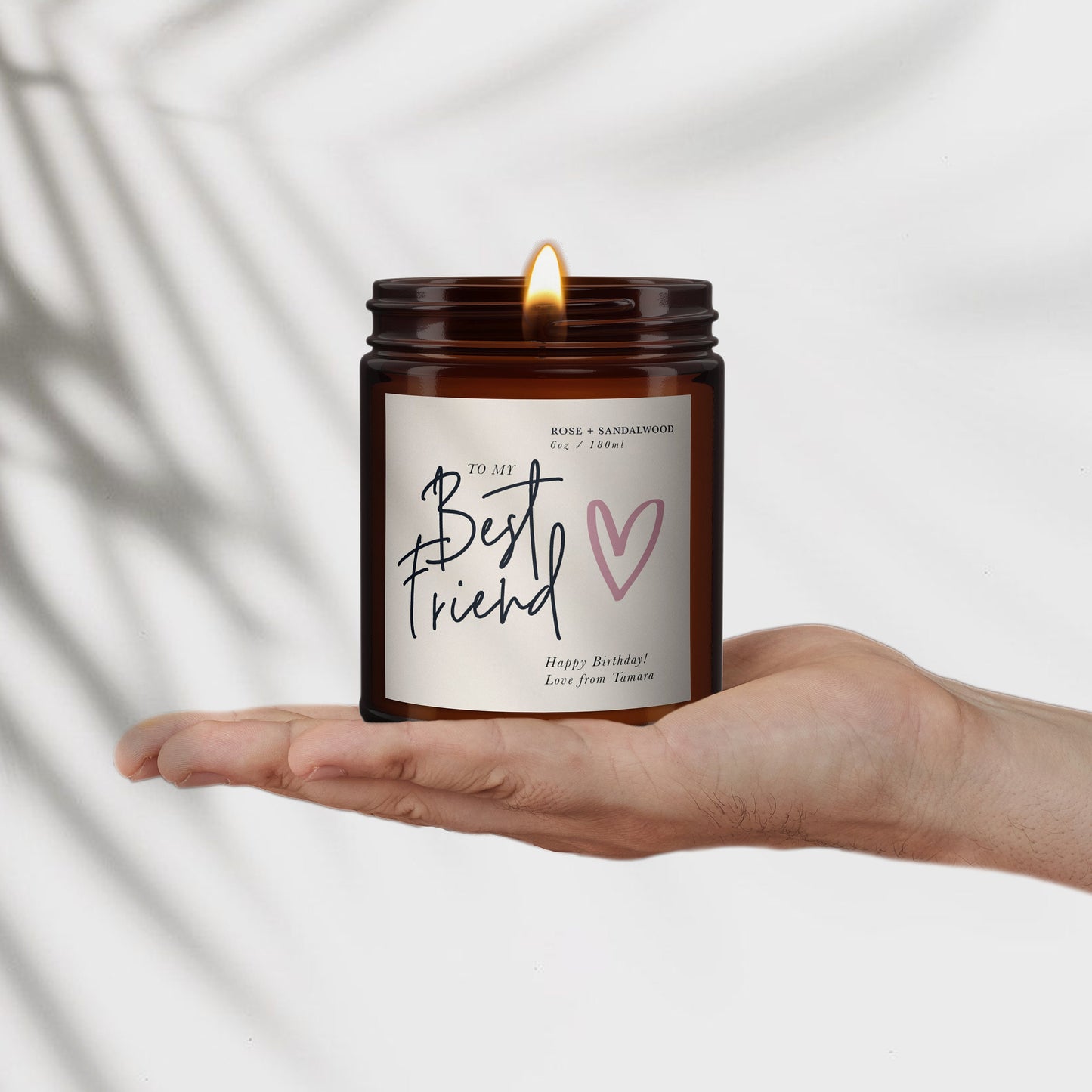Beautiful Bestie Candle Gift, Aromatherapy Candle Gift, Pure Essential Oils, Birthday Gift for Friend, Birthday Gift for Her, Wellbeing