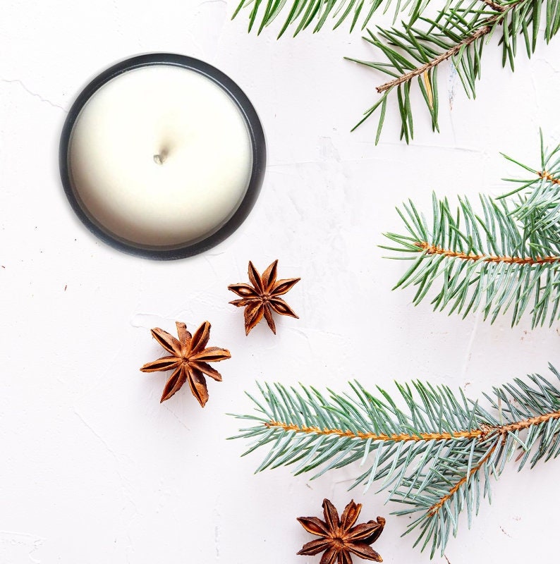 Wonderful Auntie and Uncle Personalised Christmas Candle, Gift for Aunt and Uncle, Christmas Gift, Pure essential oil soy wax candle