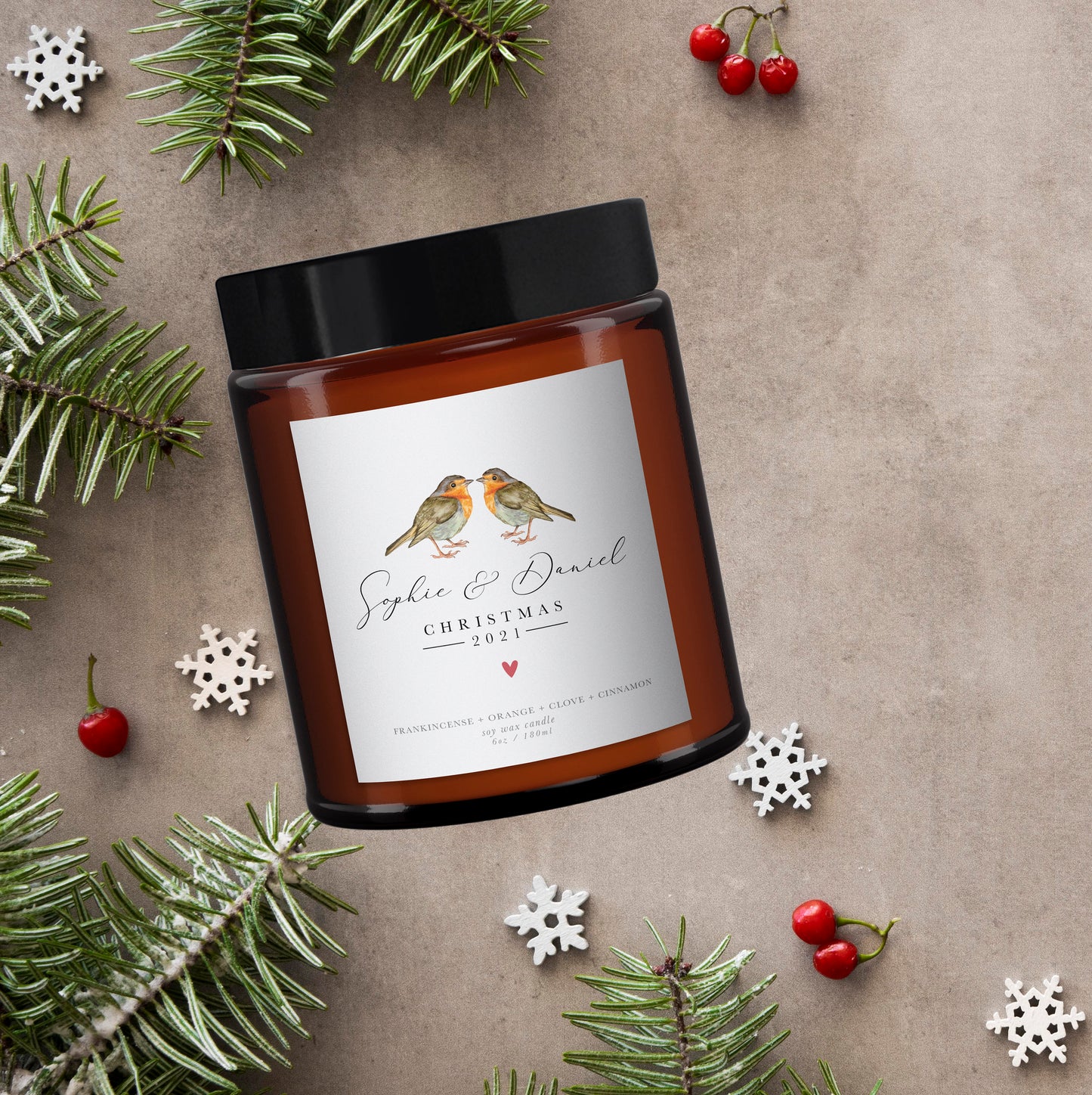 Couples Christmas Candle, Special Couple, Personalised Couples Candle, Aromatherapy Candle, Personalised Couple Candle, Christmas Gift