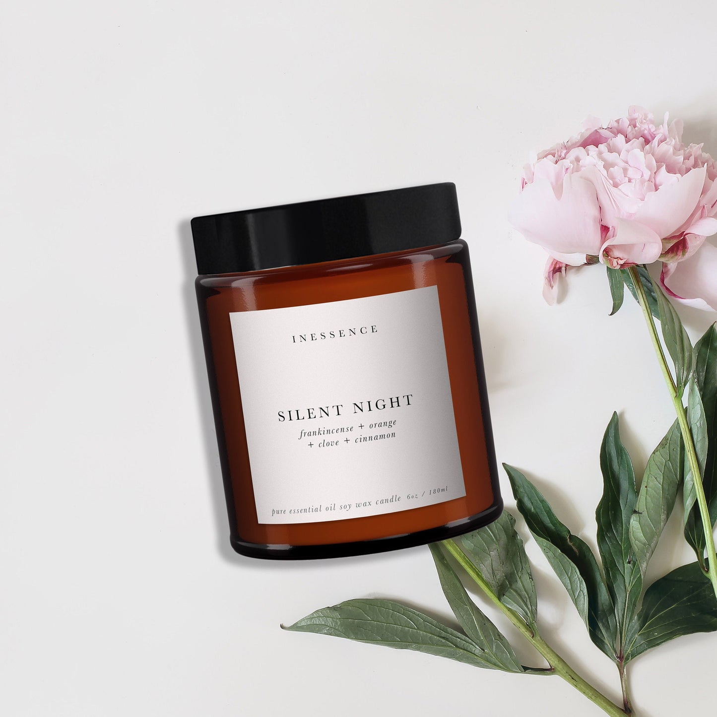 Frankincense + Clove + Cinnamon + Orange Aromatherapy Candle, Christmas Candle, Pure Essential Oil, Soy Wax, Candle, Winter Candle