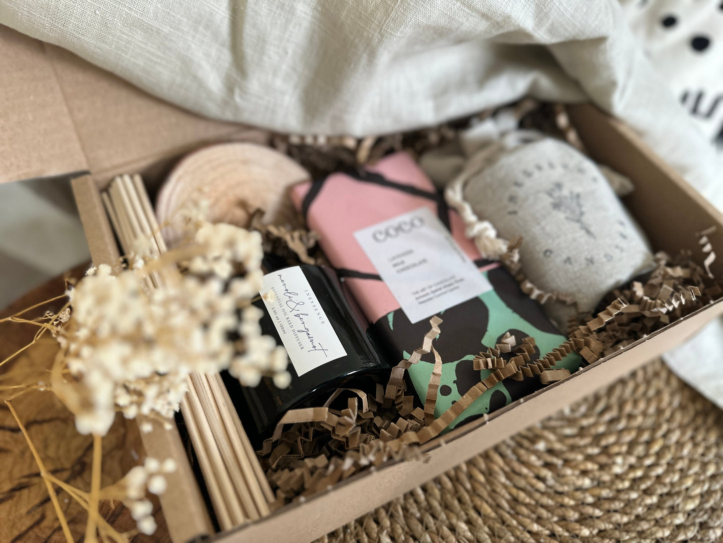 Love You Mama Aromatherapy Gift set, Mother's Day, Personalised Candle, Lavender Chocolate, Reed Diffuser, Gift for Mum, Mum Birthday Gift