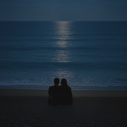 Moonlit Tide  - Rose & Sandalwood Soy Wax Candle
