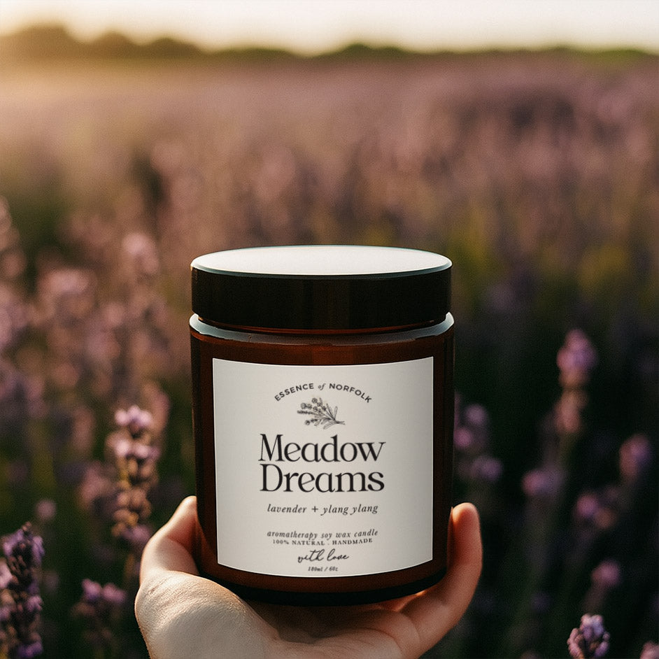 Meadow Dreams Lavender + Chamomile + Ylang Soy Wax Candle