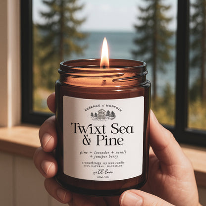 Twixt Sea & Pine  - Lavender, Neroli & Juniper Berry Soy Wax Candle