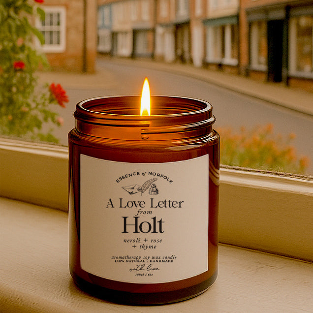 A Love Letter from Holt Neroli, Rose & Thyme Soy Wax Candle