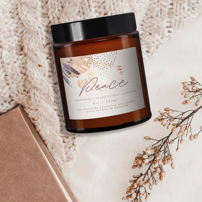 6 luxury pure essential oil candles,gift set,pure essential oil,gift set,anniversary gift, birthday gift, luxury gift, handmade, pamper gift