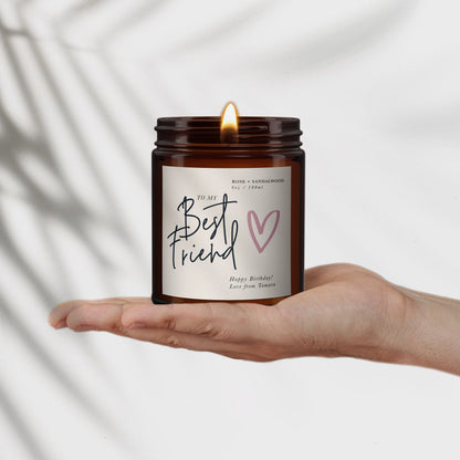 Beautiful Bestie Candle Gift, Aromatherapy Candle Gift, Pure Essential Oils, Birthday Gift for Friend, Birthday Gift for Her, Wellbeing