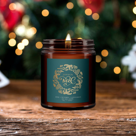 Noel Christmas Aromatherapy Candle, Christmas Candle, Present for Mum,Nan,Granny,Sister,Friend,Auntie, Cousin,Colleague,Boss