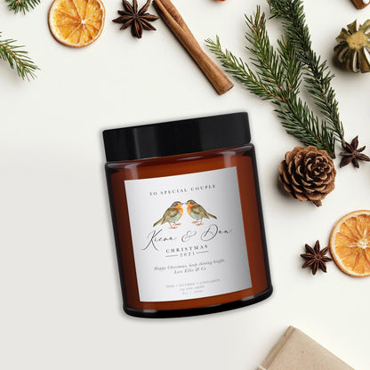 Couples Christmas Candle Gift, Special Couple, Personalised Couples Candle, Aromatherapy Candle, Personalised Couple Candle, Christmas Gift