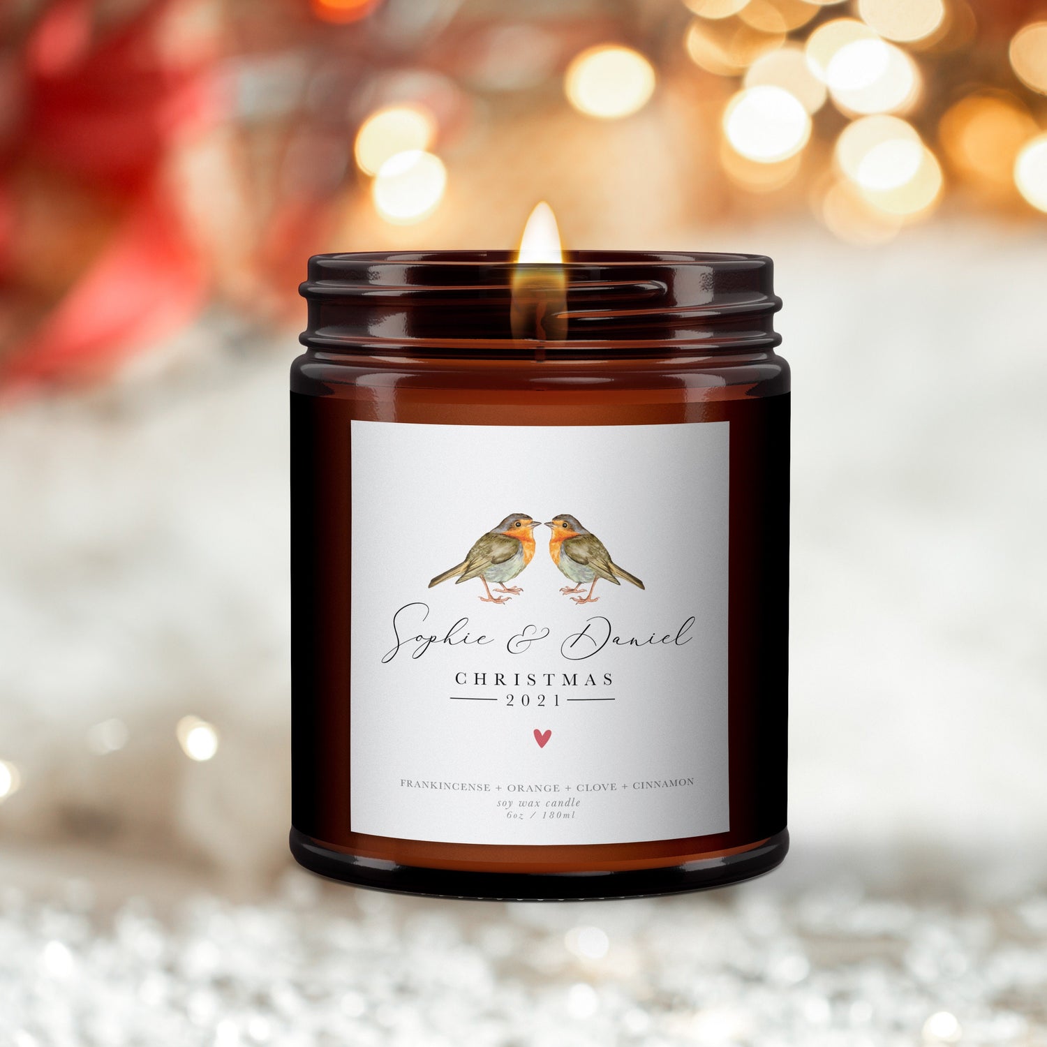 Couples Christmas Candle, Special Couple, Personalised Couples Candle, Aromatherapy Candle, Personalised Couple Candle, Christmas Gift