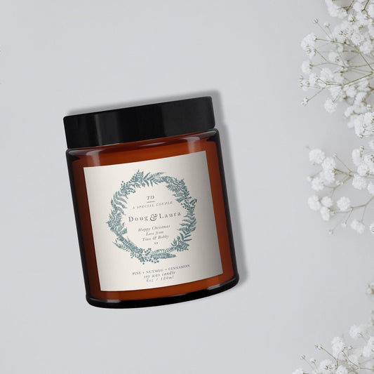 Couples Candle Gift, Special Couple, Personalised Couples Candle, Aromatherapy Candle, Personalised Couple Candle, Christmas Gift