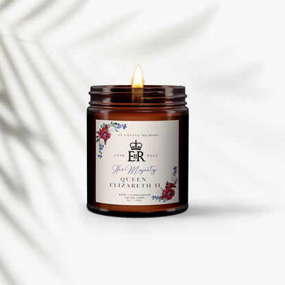 Queen Elizabeth ll Remembrance Candle, Limited Edition, Queen Remembrance Candle, Her Majesty Remembrance Candle