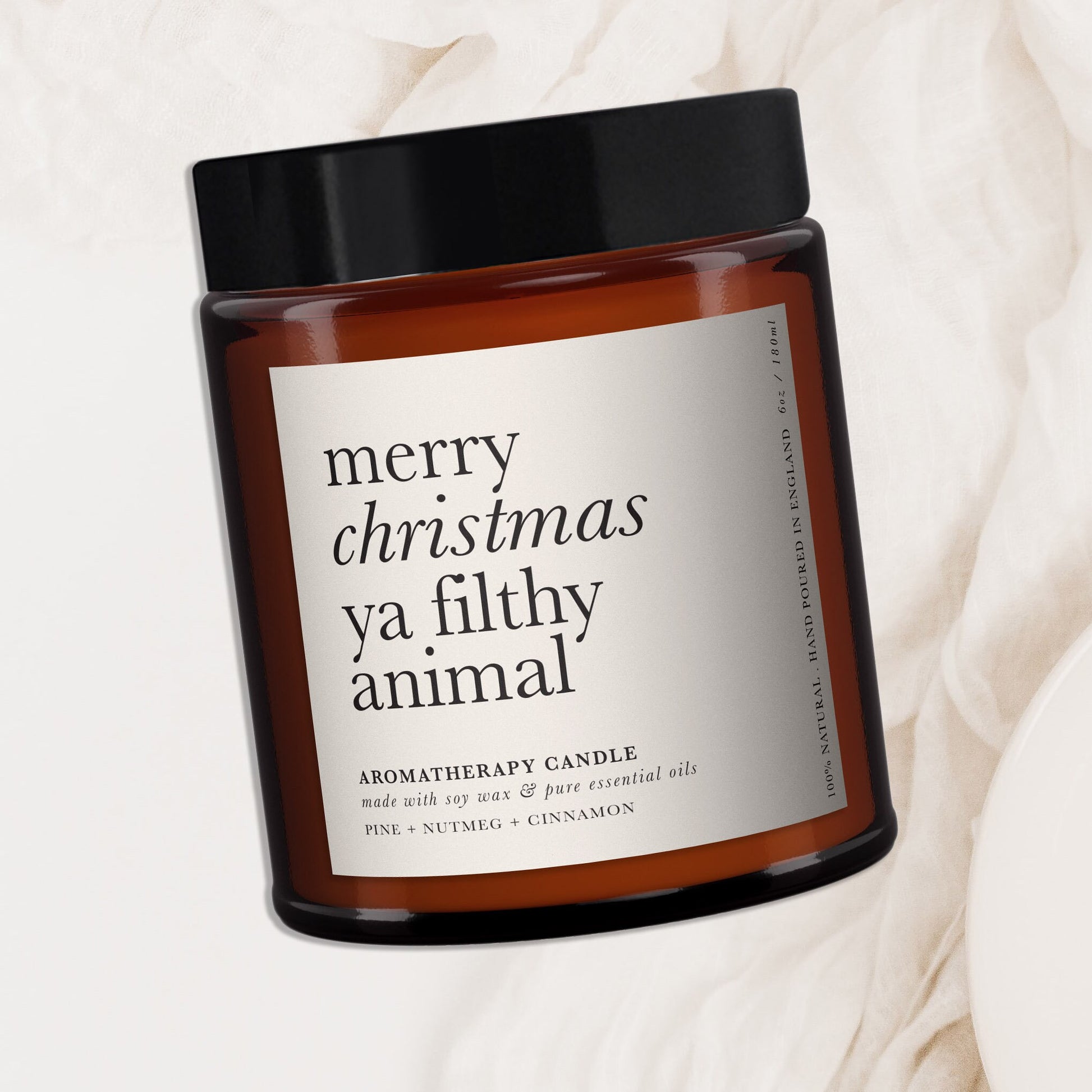 Merry Christmas You filthy Animal, Home Alone, Aromatherapy Candle, Essential Oils, Christmas, Secret Santa, Cheeky Gift, Funny Gift