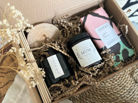 Wonderful Mum Aromatherapy Gift set, Candle, Chocolate and Reed Diffuser, Gift for Mum, Mother's Day present, Mum Birthday Gift