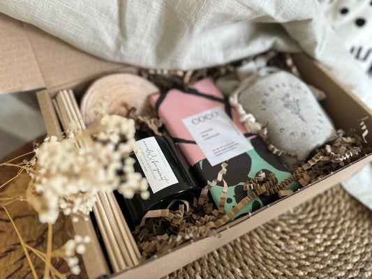 Lovely Mum Aromatherapy Gift set, Mother's Day, Personalised Candle, Lavender Chocolate, Reed Diffuser, Gift for Mum, Mum Birthday Gift