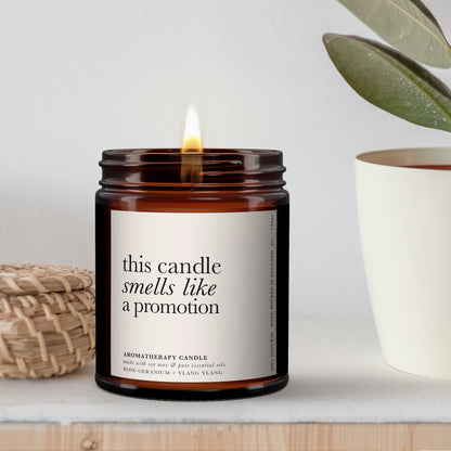 This candle smells like a promotion, Aromatherapy Candle Gift, Personalised Candles, Smells like, Design own candle