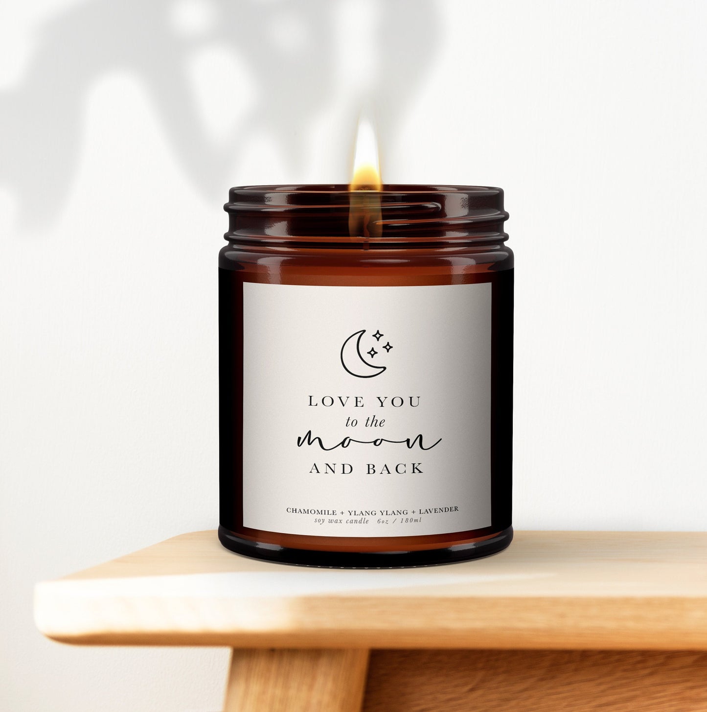 Valentine candle gift, Love you to the moon and back, Aromatherapy Personalised Candle, Mummy,Gift from Kids, Mother&#39;s Day, Wife