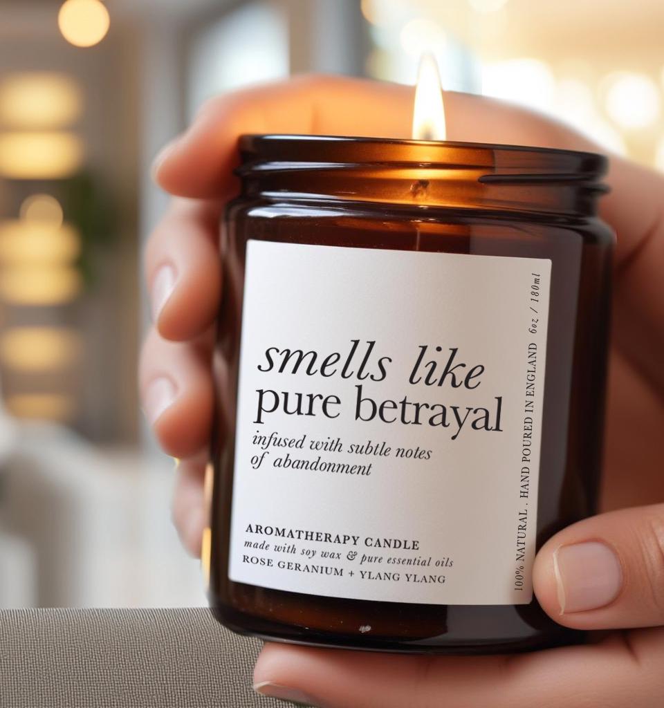 Smells like betrayal | Funny leaving gift for work colleague Friend Co Worker | Traitor Candle Gift For Work Friend Leaving Retirement