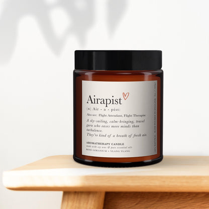 Gift for a flight attendant, Cabin Crew Gift, Thank you gift for Cabin Crew, Aromatherapy Candle, Birthday, Christmas Essential oil soy wax