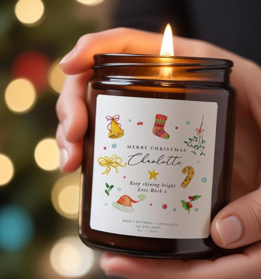 candle gift for friend at christmas