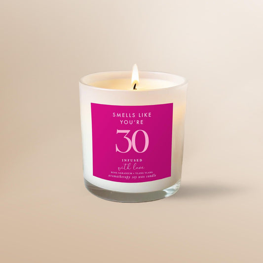 30th Birthday Gift, Thirty Candle Gift, Smells Like, Funny Gift, Aromatherapy Gift Set, Friend Birthday Gift, Daughter 30th Birthday Gift