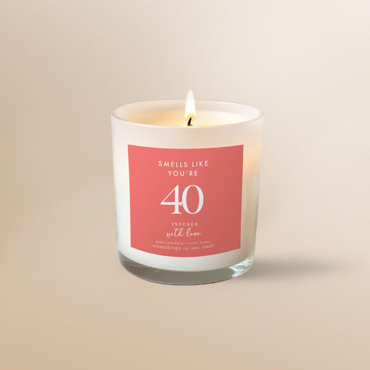 40th Birthday Gift, Forty Candle Gift, Smells Like, Funny Gift, Aromatherapy Gift Set, Friend Birthday Gift, Daughter 40th Birthday Gift