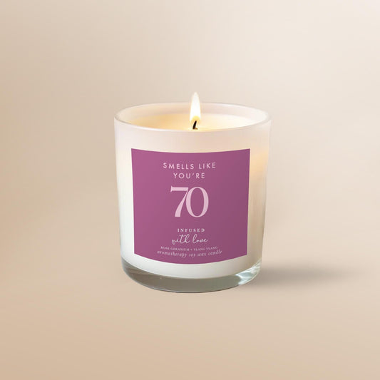 70th Birthday Gift, Seventy Candle Gift, Smells Like, Funny Gift, Aromatherapy Gift Set, Birthday Gift for Friend, Birthday Gift for Her