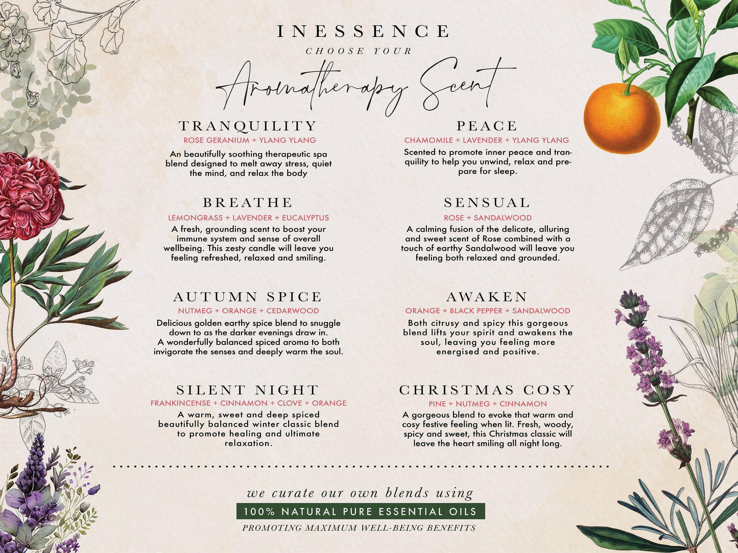 Hairdresser Gift: Aromatherapy Soy Wax Candle - 100% Natural - 8 mood boosting scents