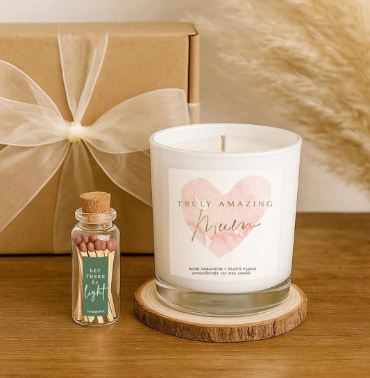 Personalised Mum Soy Wax Candle – Luxury Aromatherapy Gift for Mother’s Day