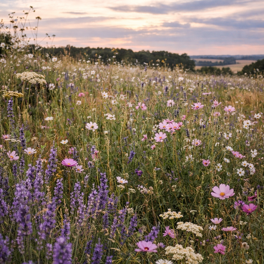 Meadow Dreams Lavender + Chamomile + Ylang Soy Wax Candle