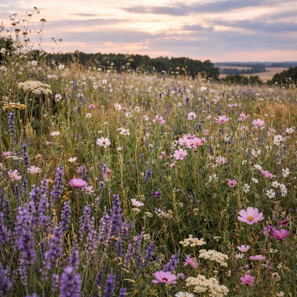 Meadow Dreams Lavender + Chamomile + Ylang Soy Wax Candle