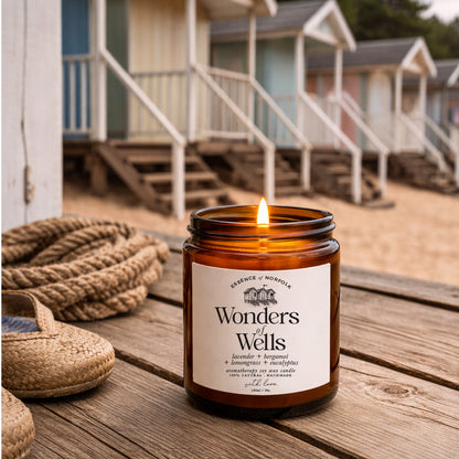 Wonders of Wells Soy Wax Candle - Bergamot + Lemongrass + Lavender + Eucalyptus