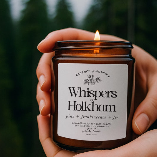 Whispers of Holkham  - Pine, Frankincense & Fir Soy Wax Candle